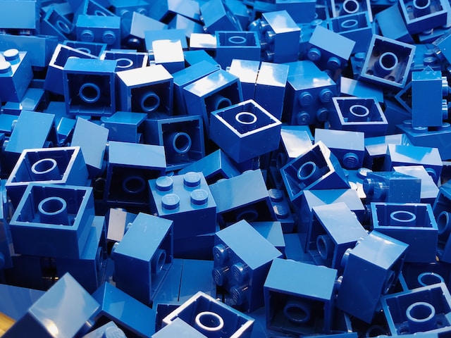Photo of blue LEGO bricks by Photo by Ryan Quintal on Unsplash